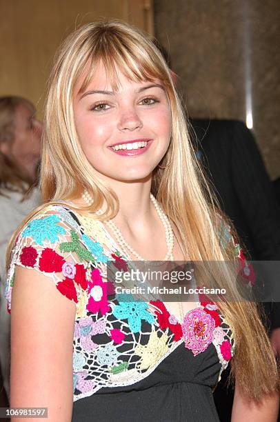 Aimee Teegarden during NBC 2006-2007 Primetime Upfront at Radio City Music Hall in New York City, New York, United States.