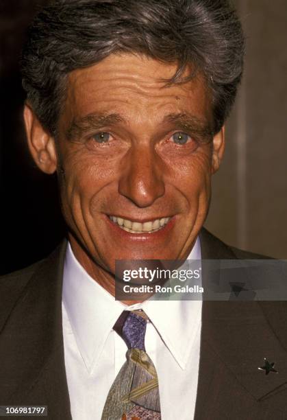 Maury Povich during Performance of "Will Rogers Follies" at Palace Theater in New York City, New York, United States.