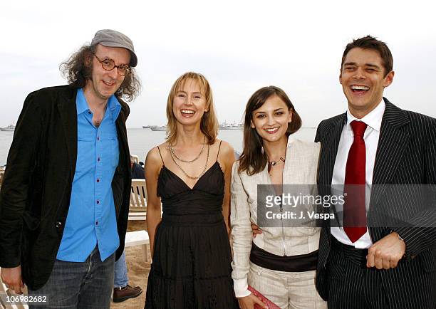 Guest, Caroline Carver, Rachael Leigh Cook and Kenny Doughty