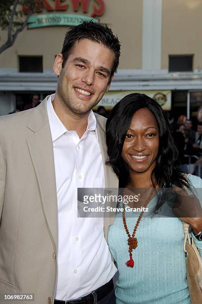 Ivan Sergei and wife Tanya during "The Break Up" Los Angeles Premiere - Arrivals in Westwood, California, United States.