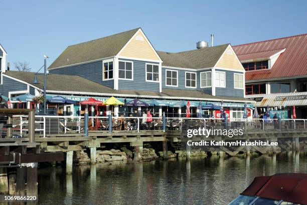 steveston fishing village, british columbia, canada - richmond british columbia imagens e fotografias de stock