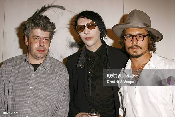 Gravleur, Marilyn Manson and Johnny Depp *EXCLUSIVE*