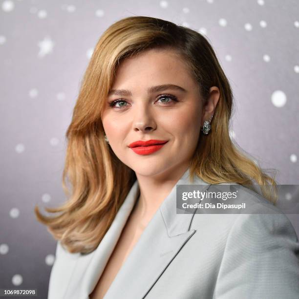 Chloë Grace Moretz attends the 2018 Museum of Modern Art Film Benefit: A Tribute To Martin Scorsese at Museum of Modern Art on November 19, 2018 in...