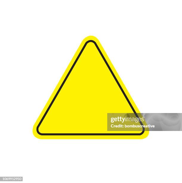 attention sign icon flat graphic design - couvert stock illustrations