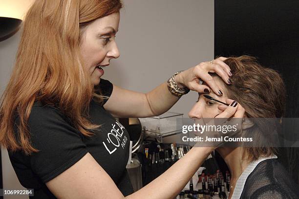 Marla Duran in make-up by Loreal during Elle Magazine and L'Oreal Paris Host the "Get Runway Ready" Beauty Suite in Celebration of the "Project...