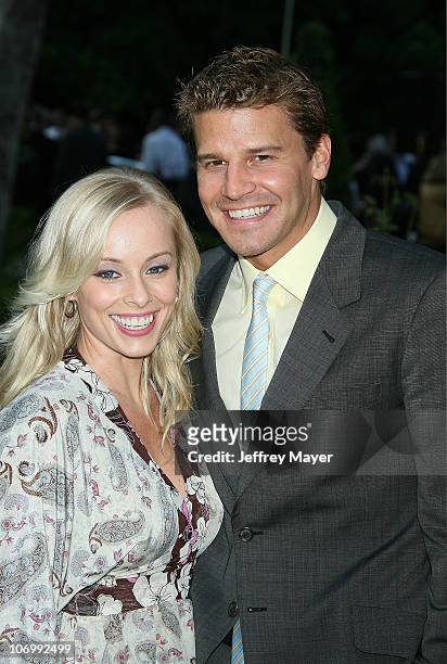 Jaime Bergman and husband David Boreanaz during Chrysalis's 5th Annual Butterfly Ball - Arrivals at Italian villa of Carla and Fred Sands in Bel Air,...