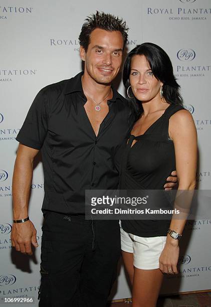 Antonio Sabato Jr. And Kristin Rossetti during The 3rd Annual Royal Plantation & Access Hollywood Celebrity Golf Classic - Day 2 - After Party in...