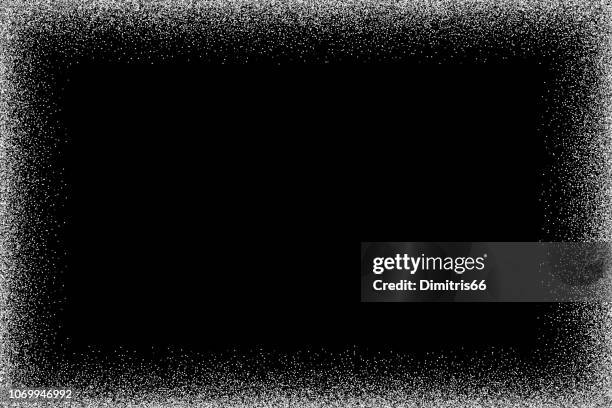 frame leer glitzer silber auf schwarz - silver-glitter-white-background stock-grafiken, -clipart, -cartoons und -symbole