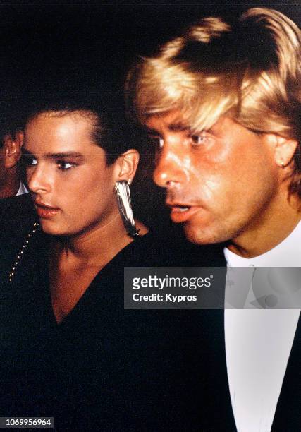 Princess Stephanie of Monaco with her boyfriend Mario Jutard, circa 1987.