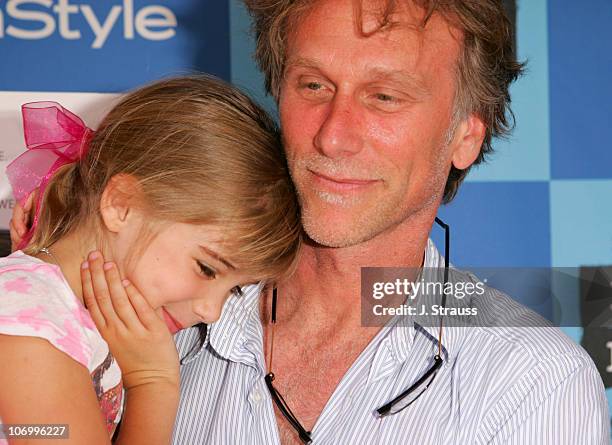 Peter Horton and his daughter Lily during 2006 Los Angeles Film Festival - "Who Killed The Electric Car" Screening and "Green Day" Fair at Westwood...