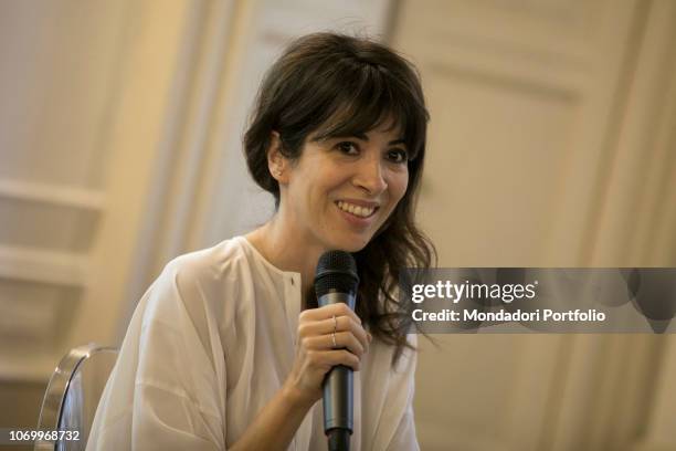 Malika Ayane presents the book of the lawyer Ester Viola, Gli Spaiati, at the Adolfo Pini Foundation in Milan, as part of the bookcity review. Milan,...