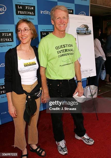 Paul Scott and wife during 2006 Los Angeles Film Festival - "Who Killed The Electric Car" Screening and "Green Day" Fair at Westwood in Westwood,...