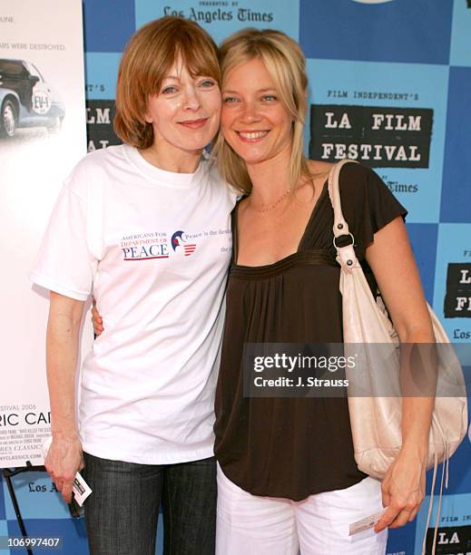 Frances Fisher and Amy Smart during 2006 Los Angeles Film Festival - "Who Killed The Electric Car" Screening and "Green Day" Fair at Westwood in...