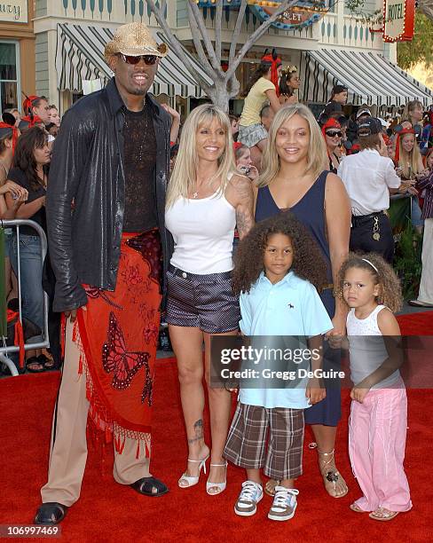 Dennis Rodman during World Premiere of Walt Disney Pictures' "Pirates of the Caribbean: Dead Man's Chest" - Arrivals at Disneyland in Anaheim,...