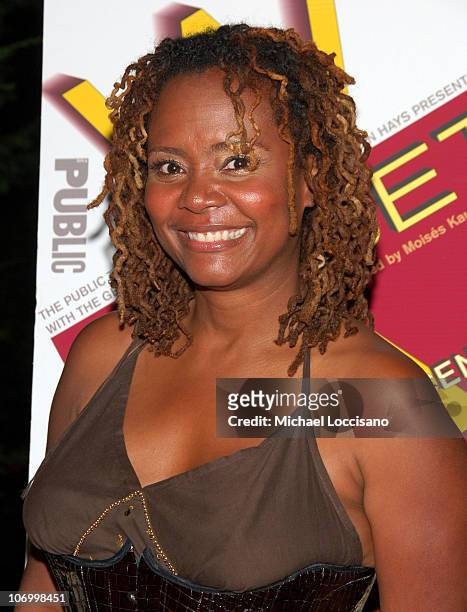 Tonya Pinkins during Shakespeare in the Park's "Mother Courage And Her Children" Opening Night - After Party Arrivals at The Belvedere Castle -...