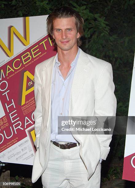 Frederick Weller during Shakespeare in the Park's "Mother Courage And Her Children" Opening Night - After Party Arrivals at The Belvedere Castle -...