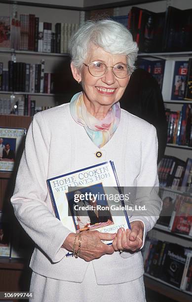 Dorothy Letterman during Dorothy Letterman Signs Her New Book "Home Cookin' with Dave's Mom" - April 19, 1996 at Waldenbooks in New York City, New...