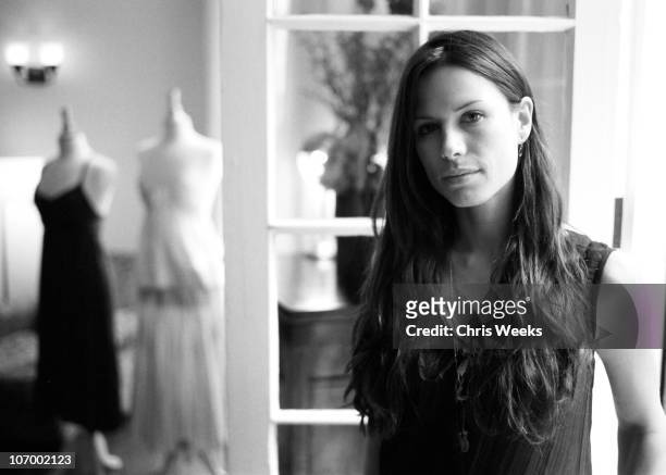 Rhona Mitra during French Connection Celebrity Styling at Chateau Marmont - Black & White Photography by Chris Weeks at Chateau Marmont in Hollywood,...