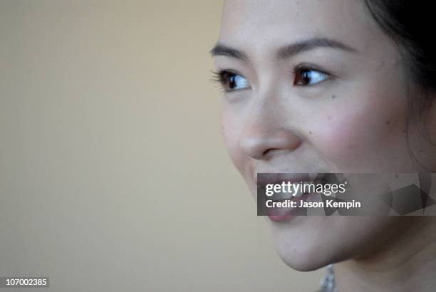 Ziyi Zhang during Chinese Actress Ziyi Zhang Joins Special Olympics As Newest Global Ambassador - November 10, 2006 at The United Nations in New York...