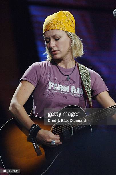 Shelby Lynne during Farm Aid 2006 - Presented by Silk Soymilk - Concert at Tweeter Center at the Waterfront in Camden, New Jersey, United States.