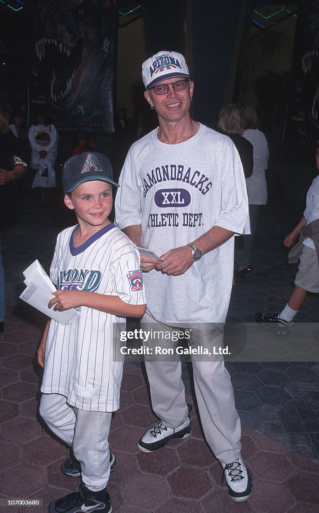 Son Willem Wolf Broad and Billy Idol during Special Screening of "The