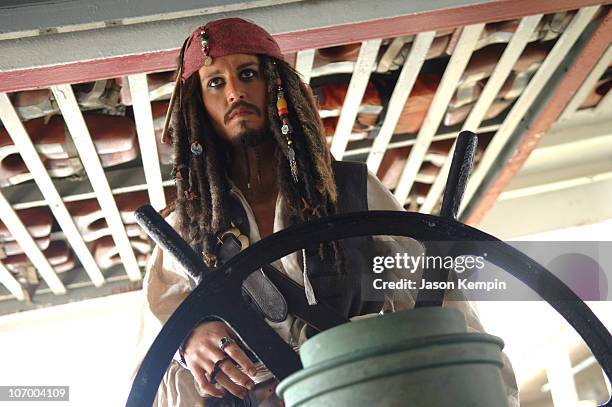 Johnny Depp as Captain Jack Sparrow Wax Figure on the Circle Line