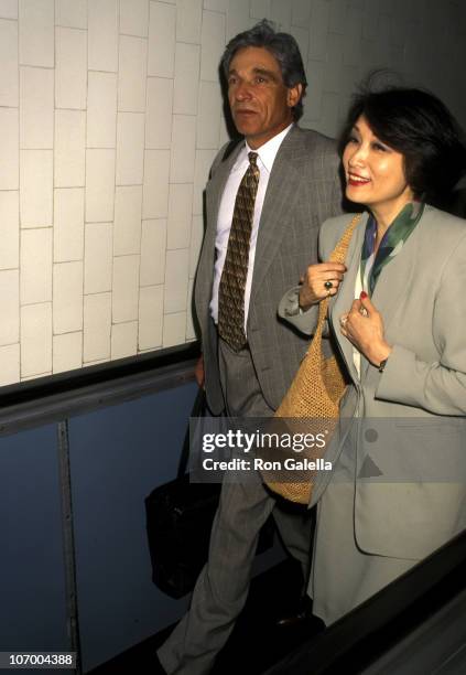 Maury Povich and Connie Chung during Maury Povich and Connie Chung at Los Angeles International Airport - June 4, 1996 at Los Angeles International...