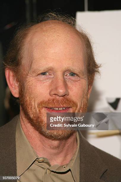 Ron Howard during Harvey Weinstein Hosts a Private Screening of "Bobby" for Senators Obama and Schumer - Inside Arrivals at Disney Screeening Room in...