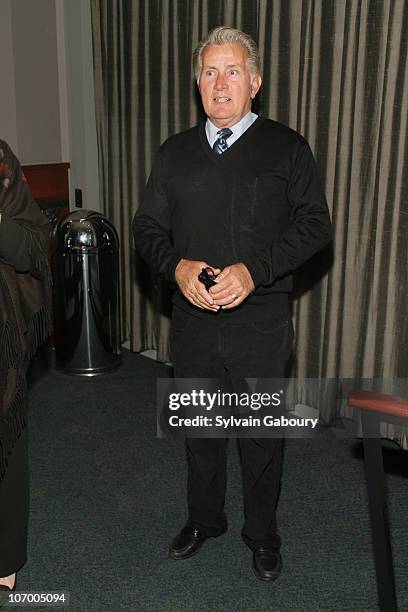 Martin Sheen during Harvey Weinstein Hosts a Private Screening of "Bobby" for Senators Obama and Schumer - Inside Arrivals at Disney Screeening Room...