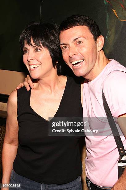 Joyce DeWitt and Richard Barone during 14th Annual Rockers on Broadway at The Cutting Room in New York, NY, United States.