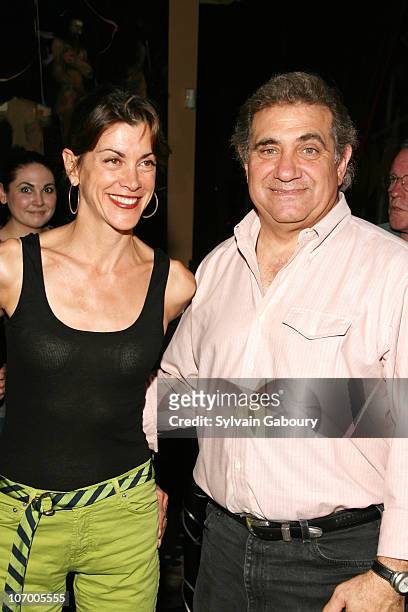 Wendie Malick and Dan Lauria during 14th Annual Rockers on Broadway at The Cutting Room in New York, NY, United States.
