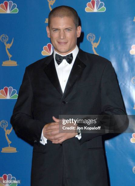 Wentworth Miller, presenter during 58th Annual Primetime Emmy Awards - Press Room at The Shrine Auditorium in Los Angeles, California, United States.
