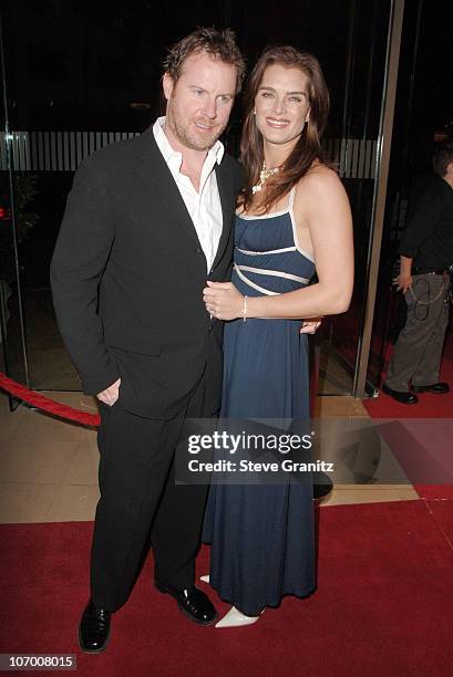 Brooke Shields and Husband Chris Hanchey during Childrens Hospital Los Angeles 2nd Noche de Ninos Gala Honoring Johnny Depp - Red Carpet at Beverly...