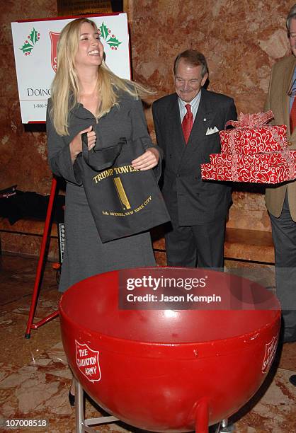 Ivanka Trump during Salvation Army Fundraising Kickoff with Trump Family - November 20, 2006 at Trump Tower in New York City, New York, United States.