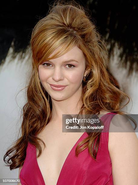 Amber Tamblyn during "The Grudge 2" Los Angeles Premiere - Arrivals at Knott's Berry Farm in Buena Park, California, United States.