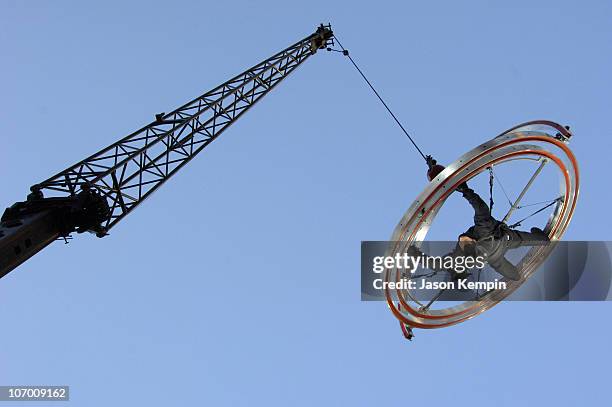 David Blaine during David Blaine Begins His Target Challenge To Benefit The Salvation Army - November 21, 2006 at Times Square in New York City, New...