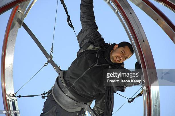 David Blaine during David Blaine Begins His Target Challenge To Benefit The Salvation Army - November 21, 2006 at Times Square in New York City, New...