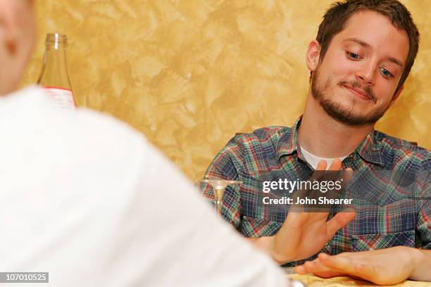 Elijah Wood during 2006 Giffoni International Children's Film Festival - Juror Dinner with Elijah Wood at Divina Commeia in Giffoni, Italy.