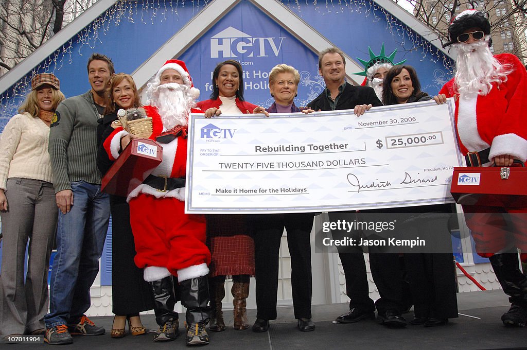 HGTV's Make It Home For The Holiday's Celebration - November 30, 2006