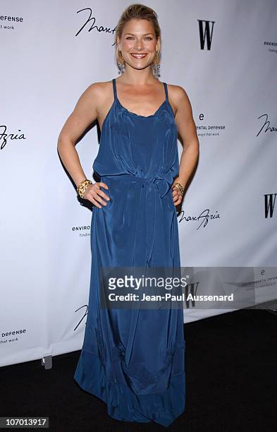 Ali Larter during Max & Lubov Azria, Eva Mendes and W Host Unveiling of Artist Patrick Dougherty's Art Installation in Los Angeles - Arrivals at Max...