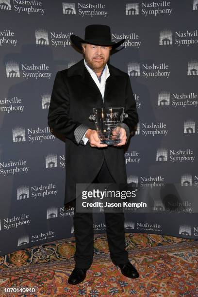 Toby Keith attends the 34th Annual Nashville Symphony Ball at Schermerhorn Symphony Center on December 8, 2018 in Nashville, Tennessee.