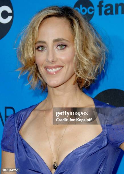 Kim Raver during ABC All Star Party 2006 - Arrivals at Rose Bowl in Pasadena, California, United States.