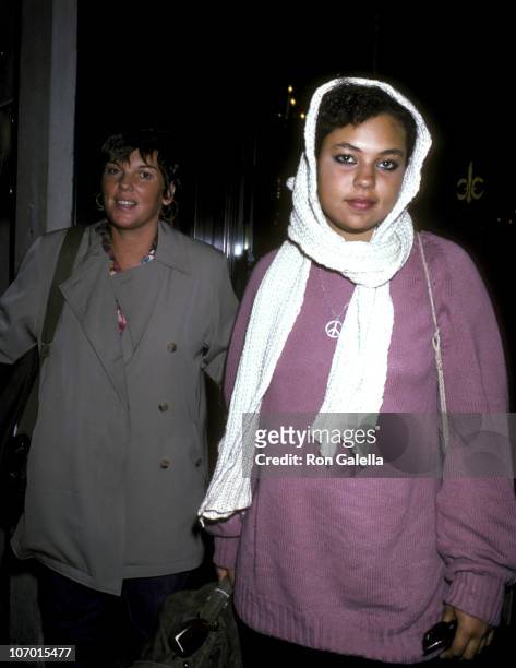 Tyne Daly and her Daughter during Tyne Daly and her Daughter sighting in New York City at the Regency Hotel - October 26, 1985 at Regency Hotel in...