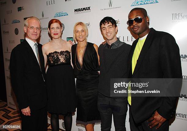 Tim Gunn, Laura Bennett, Uli Herzner, Jeffrey Sebelia, and Michael Knight