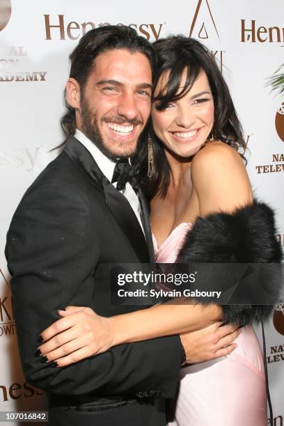 Erick Elias and Candela Ferro during 2nd Annual Leaders of Spanish Language Television Awards - After Party - Red Carpet at Nikki Uptown at 151 East...