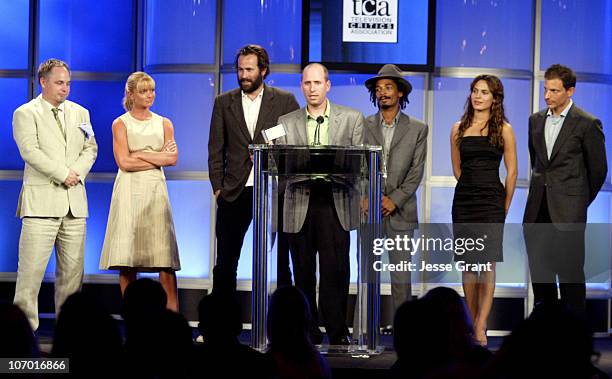 Cast of "My Name Is Earl" during 2006 TCA Awards Show at Ritz Carlton in Pasadena, California, United States.