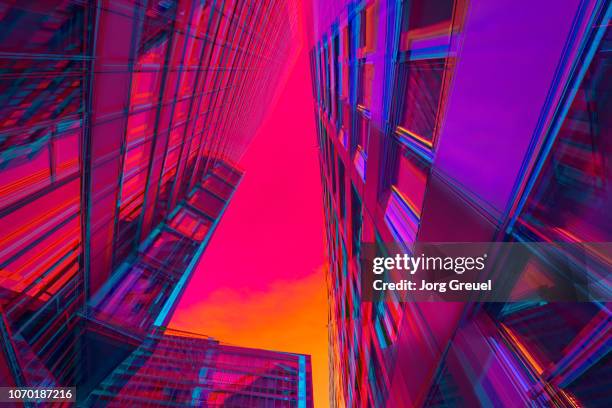 vibrant architecture - german modern architecture stock pictures, royalty-free photos & images