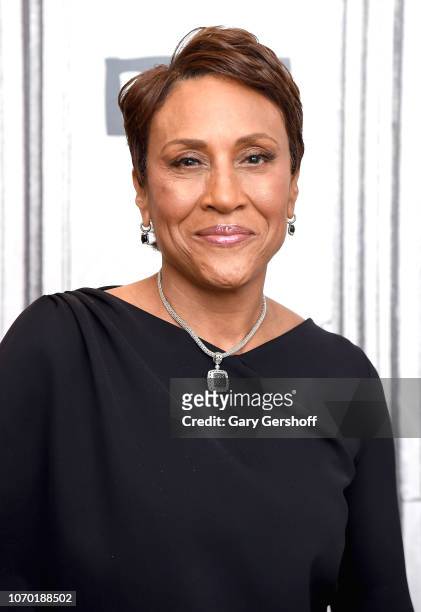 Good Morning America anchor Robin Roberts visits Build Series to discuss the series 'Thriver Thursday' at Build Studio on November 20, 2018 in New...