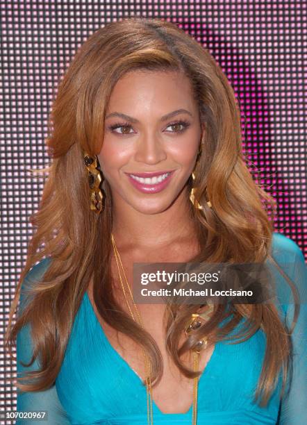 Beyonce during 2006 MTV Video Music Awards - Nomination Announcement at Top of the Rock at Rockefeller Center in New York City, New York, United...