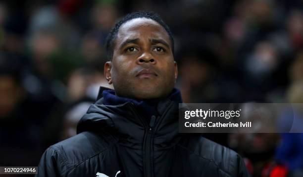 Cameroon assistant manager Patrick Kluivert ahead of the International Friendly match between Brazil and Cameroon at Stadium mk on November 20, 2018...